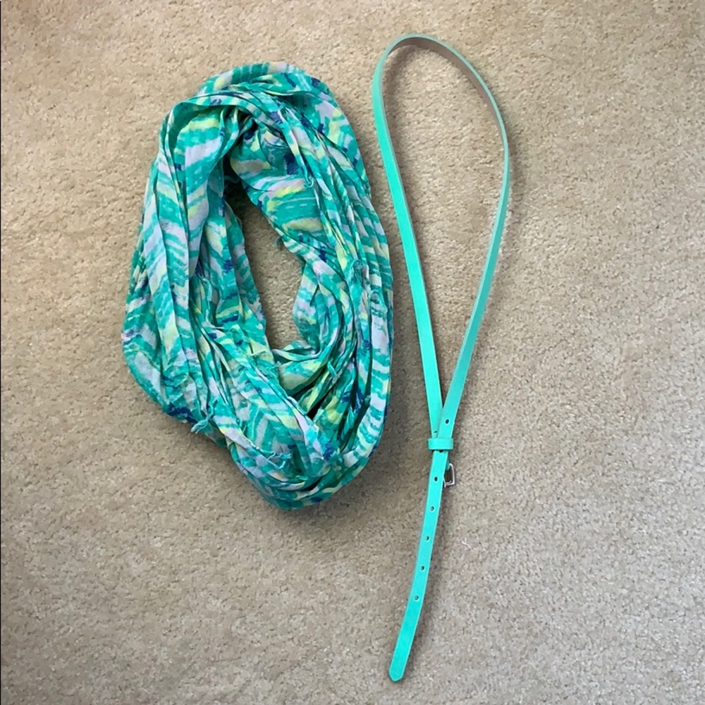 Infinity Scarf and Belt